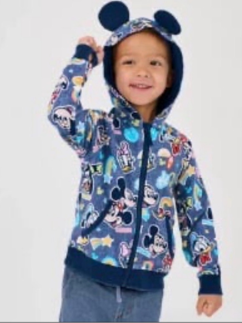 Looking for 6/7 or 8 Little Sleepies Navy Mickey Mouse Clubhouse Hoodie Ear Hood